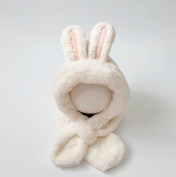 Miso - Korean Children Fashion - #designkidswear - Bunny Hat Muffler - 2