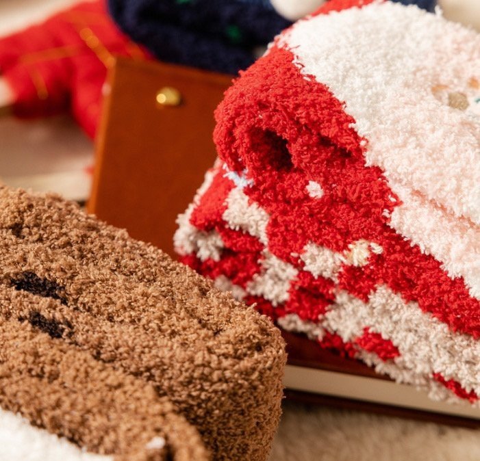 Miso - Korean Children Fashion - #magicofchildhood - Christmas Sleeping Socks - 7