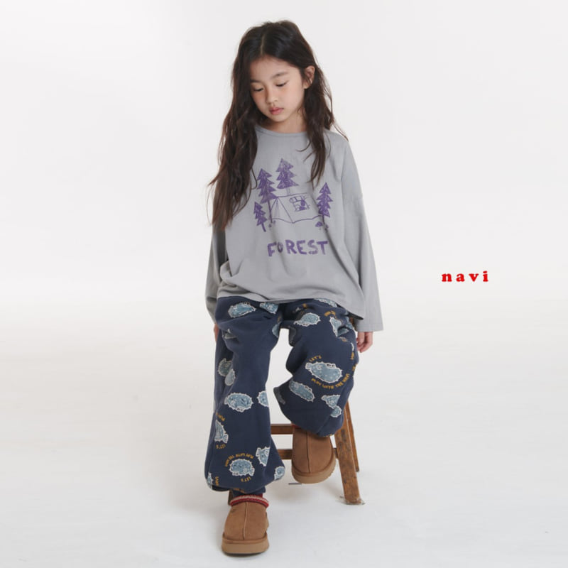 Navi - Korean Children Fashion - #prettylittlegirls - Forest Tee