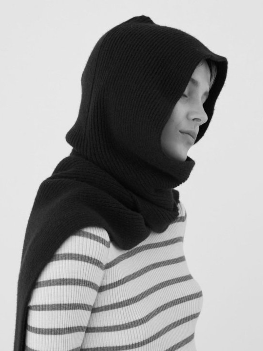 Hoodie Wool Cashmere Shawl Muffler Hoodie Wool Cashmere Shawl Muffler