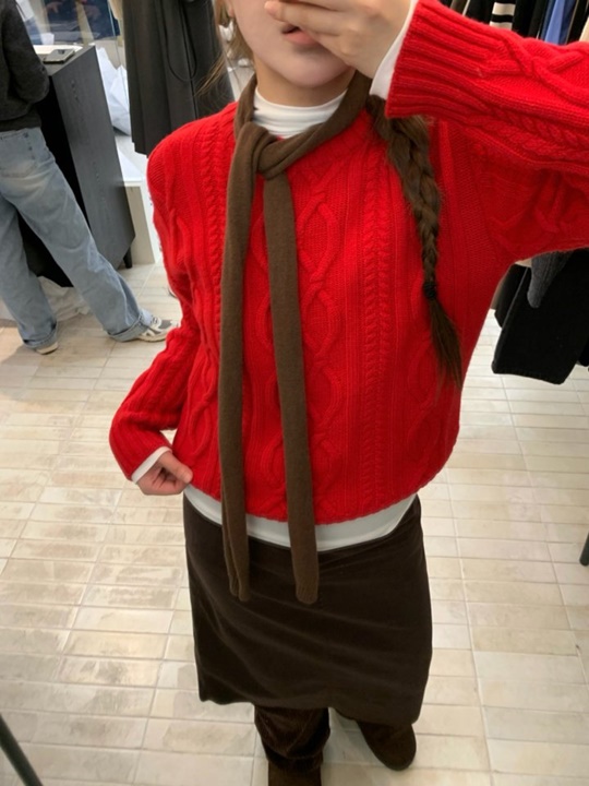Wool Fisherman Pullover Knit Wool Fisherman Pullover Knit