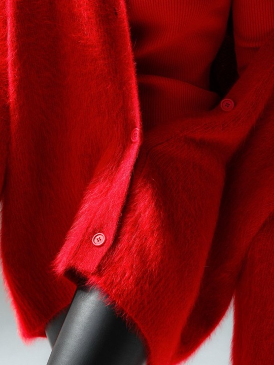 LUX Mink Angora Oversized Knit Cardigan LUX Mink Angora Oversized Knit Cardigan
