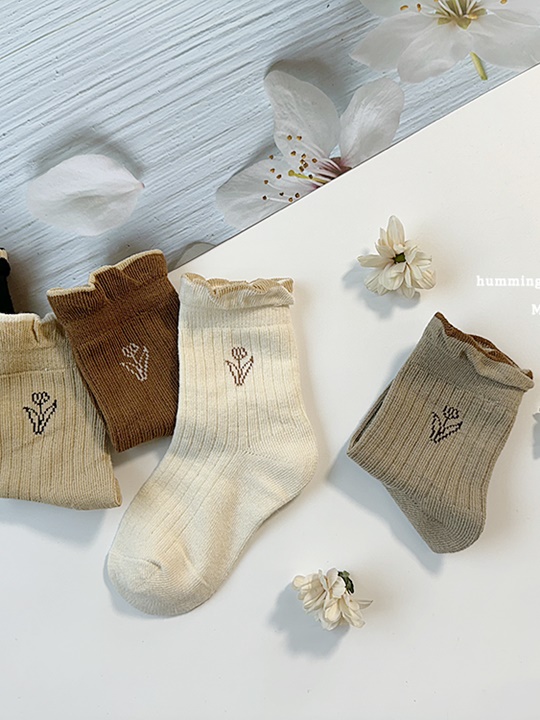 One Flower Socks