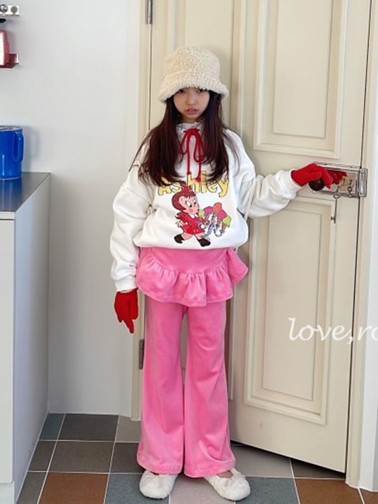 Mink Rib Skirt Bootcut Pants