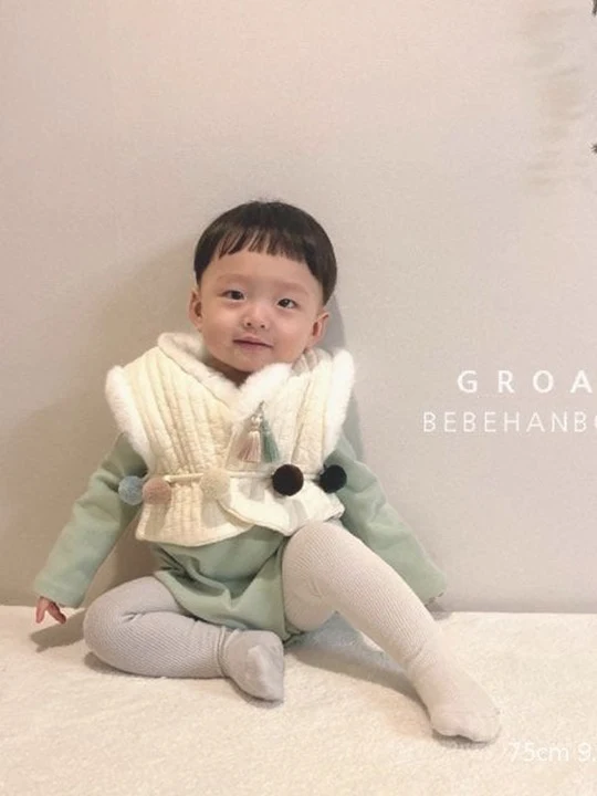 Bebe Boy Hanbok Suit Vest Set Bebe Boy Hanbok Suit Vest Set