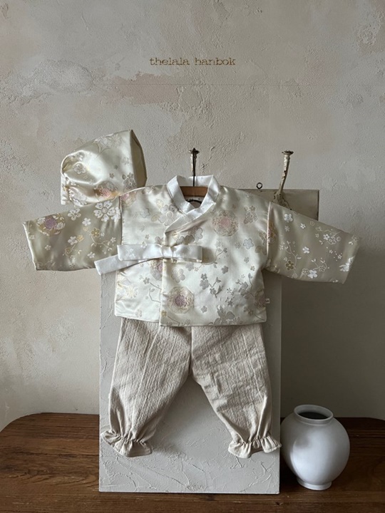 Kids Silky Boy Hanbok Bonnet Set Kids Silky Boy Hanbok Bonnet Set