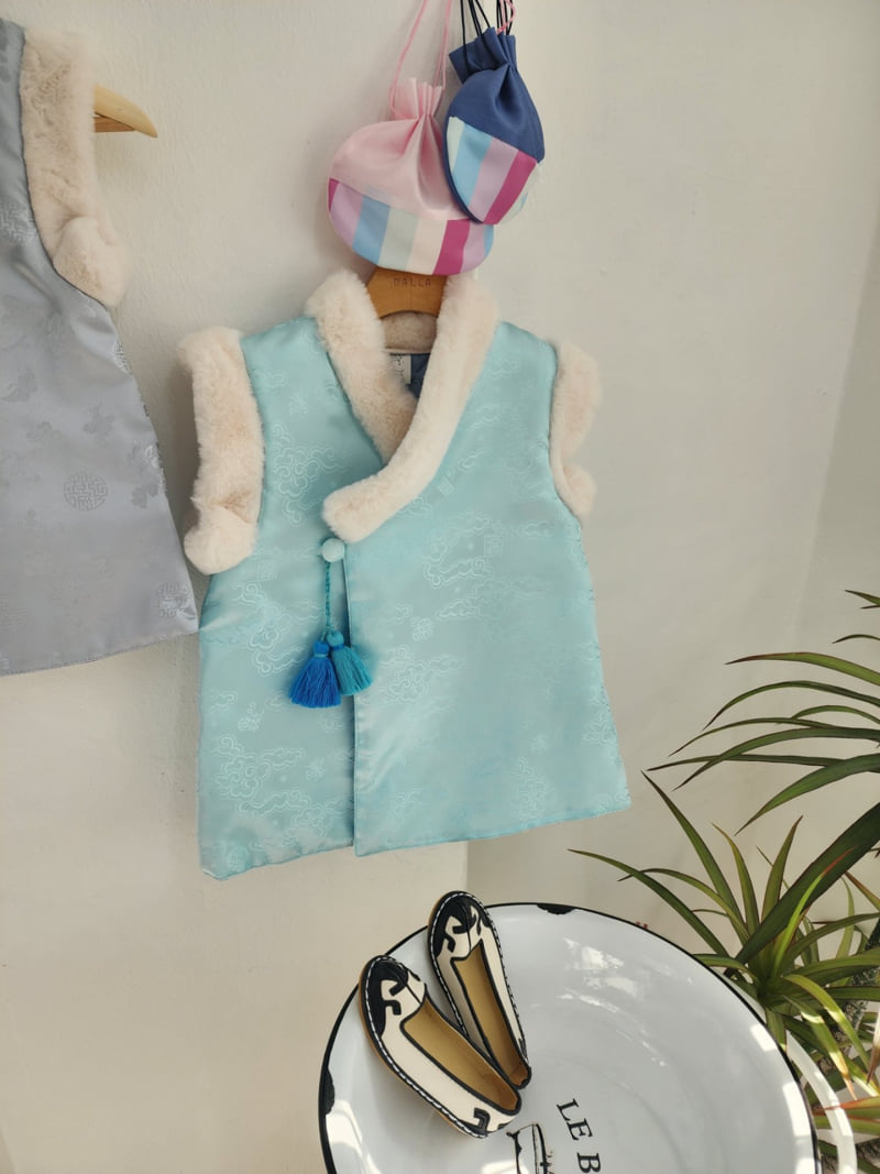 Dalla - Korean Children Fashion - #toddlerclothing - Good Day Boy Baeja Vest - 2