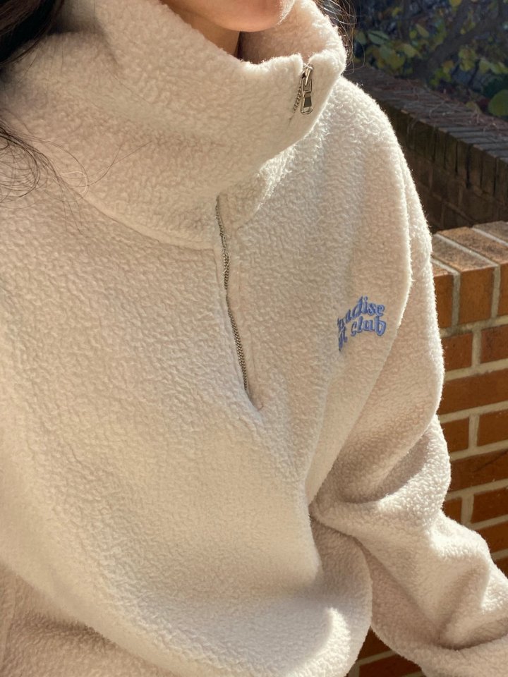 Diana - Korean Women Fashion - #momslook - Paradise Half Zip-up - 3