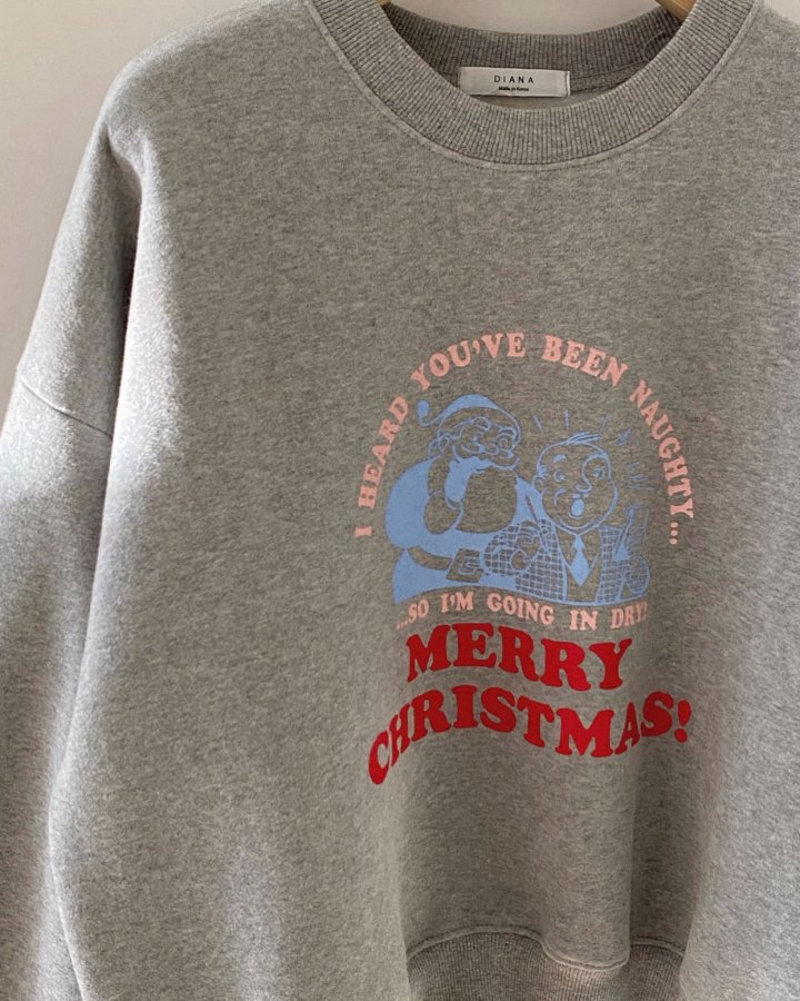 Diana - Korean Women Fashion - #momslook - Merry Sweatshirts - 11