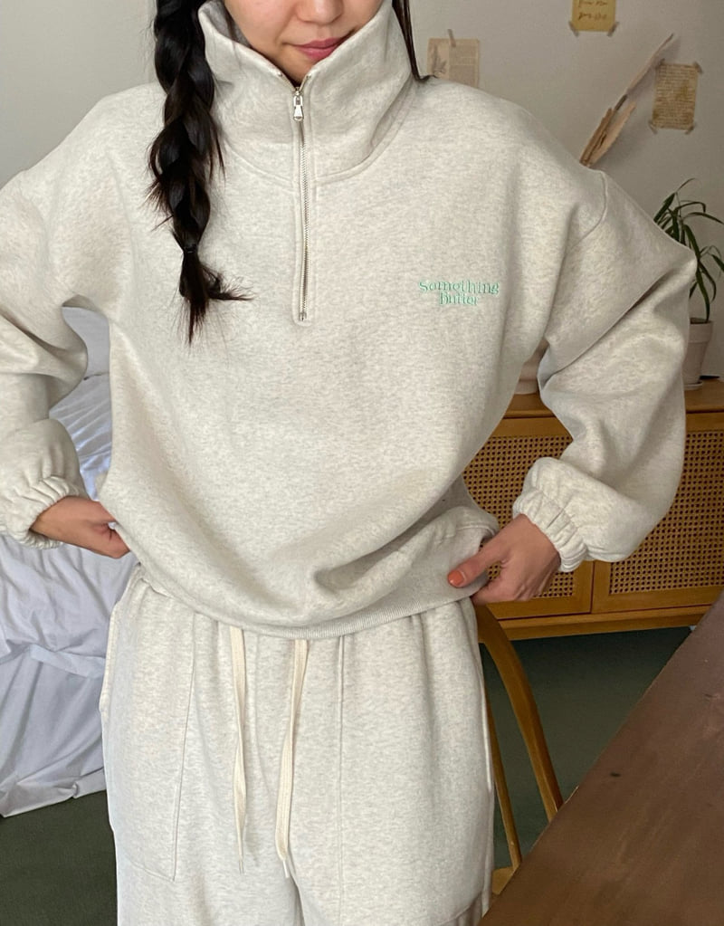 Diana - Korean Women Fashion - #momslook - Butter Half Zip-up Tee - 7