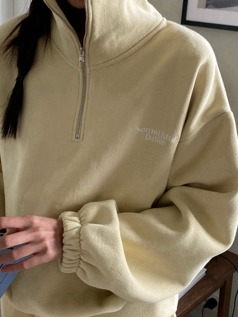 Diana - Korean Women Fashion - #momslook - Butter Half Zip-up Tee - 4