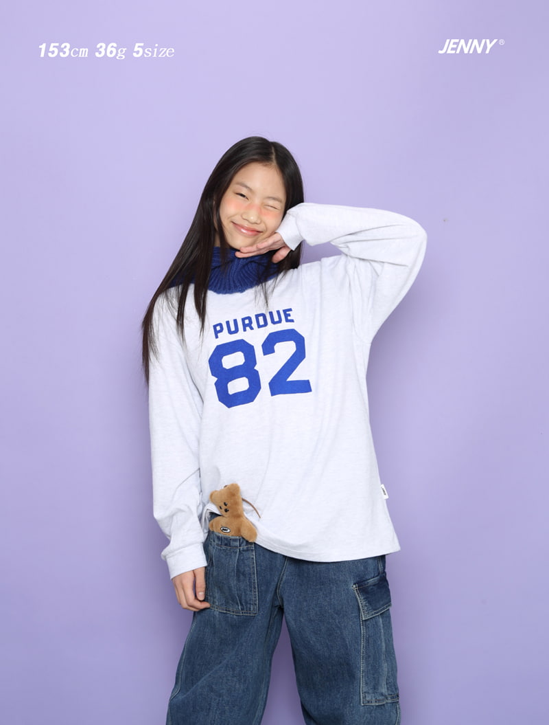 Jenny Basic - Korean Children Fashion - #Kfashion4kids - 82 Peach Basic Tee - 7