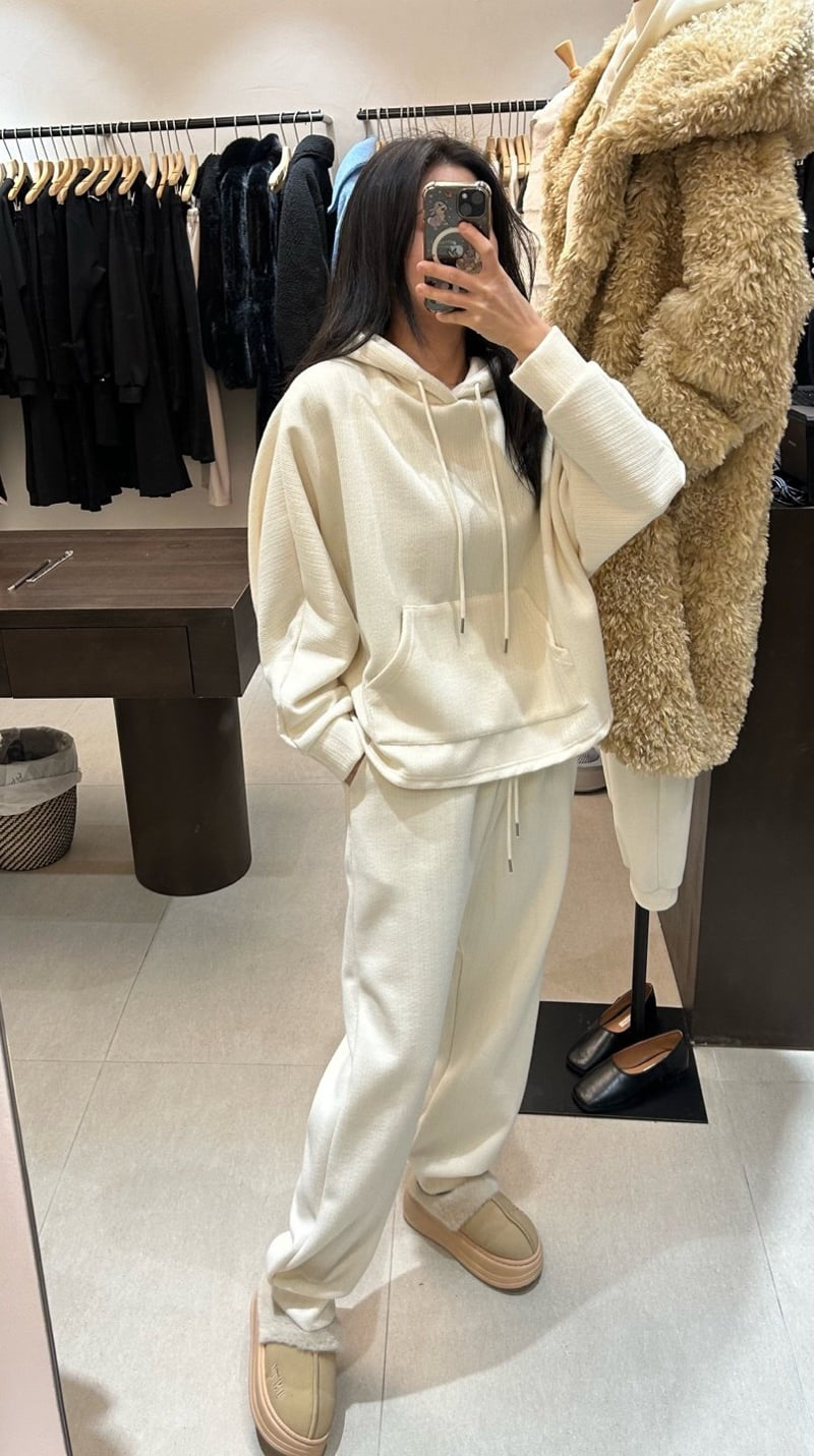 Merry J - Korean Women Fashion - #womensfashion - Knit Cape Hoodie - 3