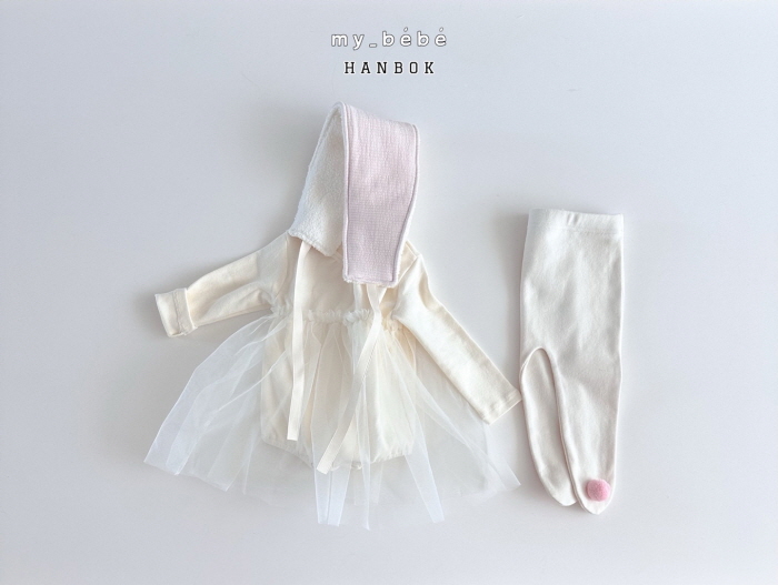 My Bebe - Korean Baby Fashion - #babyoutfit - Bebe Girl Hanbok Suit - 5