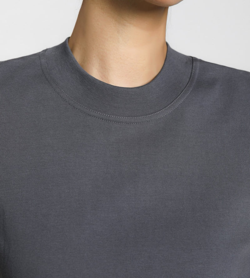 Paper Moon - Korean Women Fashion - #womensfashion - Crew Neck Round Slim Tee - 2