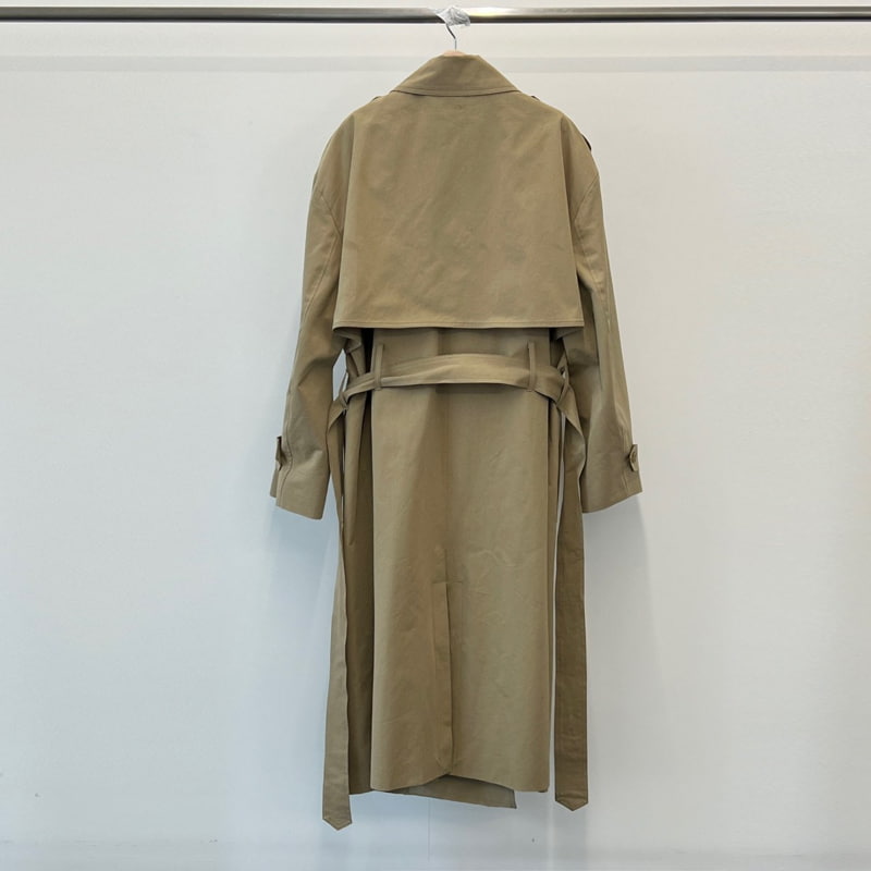 140 Avenue - Korean Women Fashion - #womensfashion - Cotton Boxy Trench Coat - 4