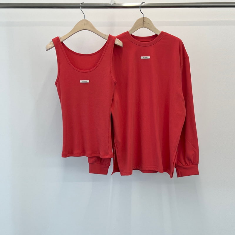 140 Avenue - Korean Women Fashion - #momslook - Real Rib Sleeveless Tee - 6