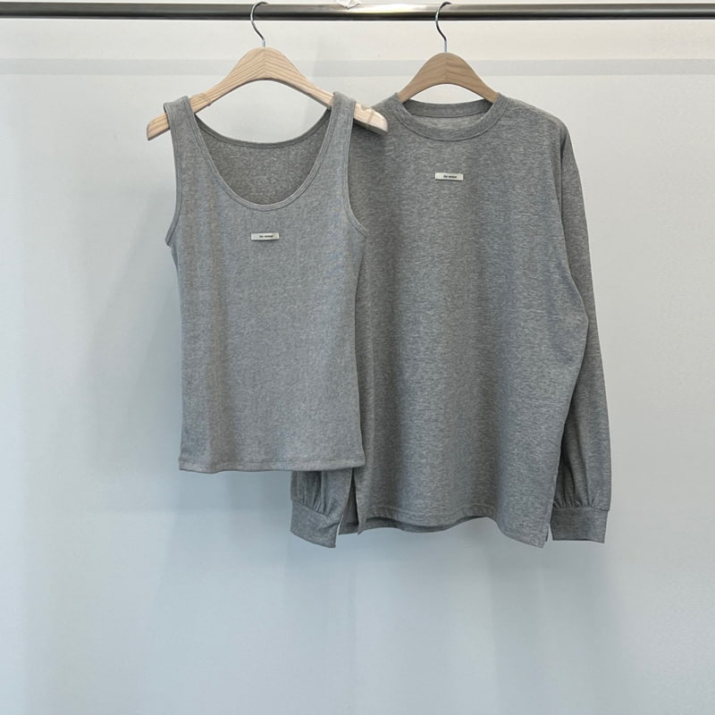 140 Avenue - Korean Women Fashion - #momslook - Real Rib Sleeveless Tee - 8