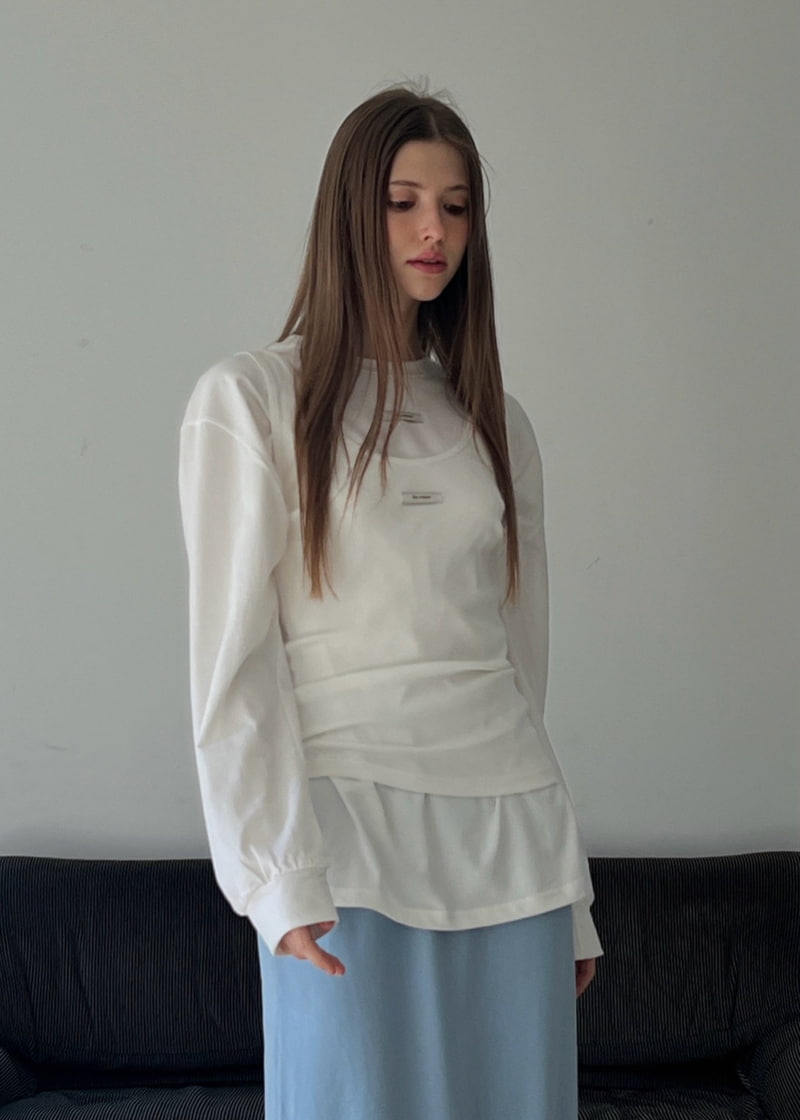 140 Avenue - Korean Women Fashion - #momslook - Real Slit Tee - 10