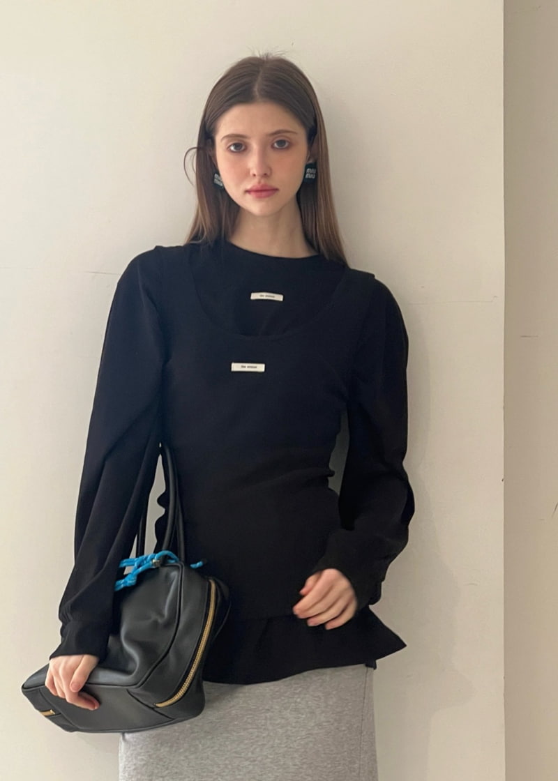 140 Avenue - Korean Women Fashion - #momslook - Real Slit Tee - 7