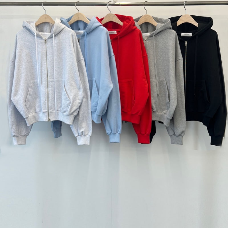 140 Avenue - Korean Women Fashion - #momslook - Label Hood Jumper