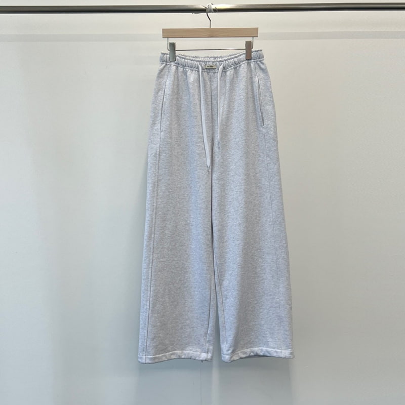 140 Avenue - Korean Women Fashion - #momslook - Label Slit Pants - 2