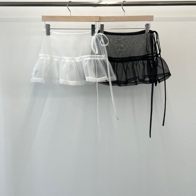 140 Avenue - Korean Women Fashion - #momslook - Novan Lace Wrap Skirt