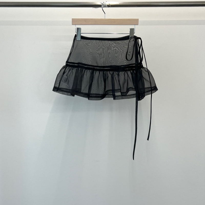 140 Avenue - Korean Women Fashion - #momslook - Novan Lace Wrap Skirt - 4