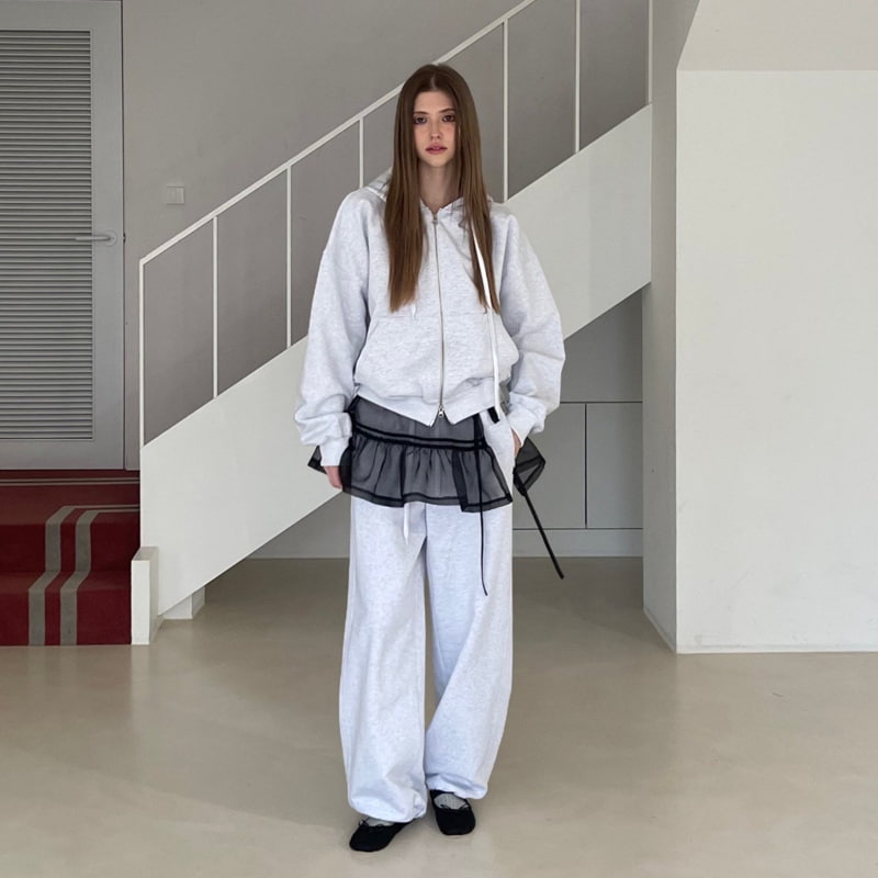 140 Avenue - Korean Women Fashion - #pursuepretty - Label Slit Pants - 12