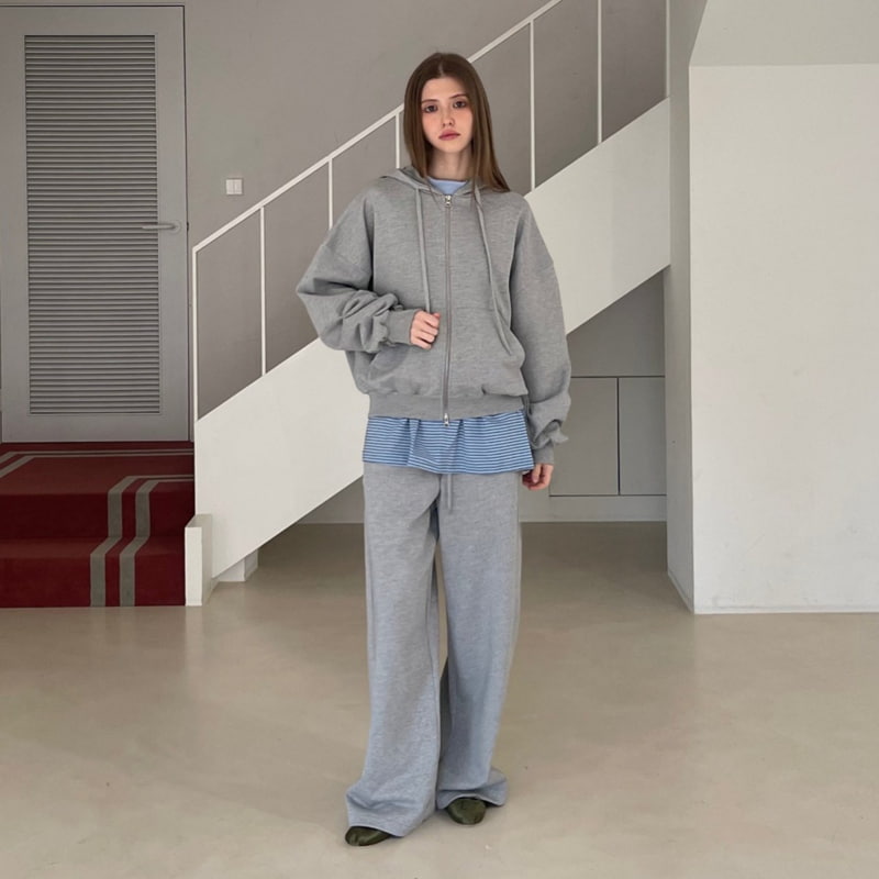 140 Avenue - Korean Women Fashion - #vintageinspired - Label Slit Pants - 10