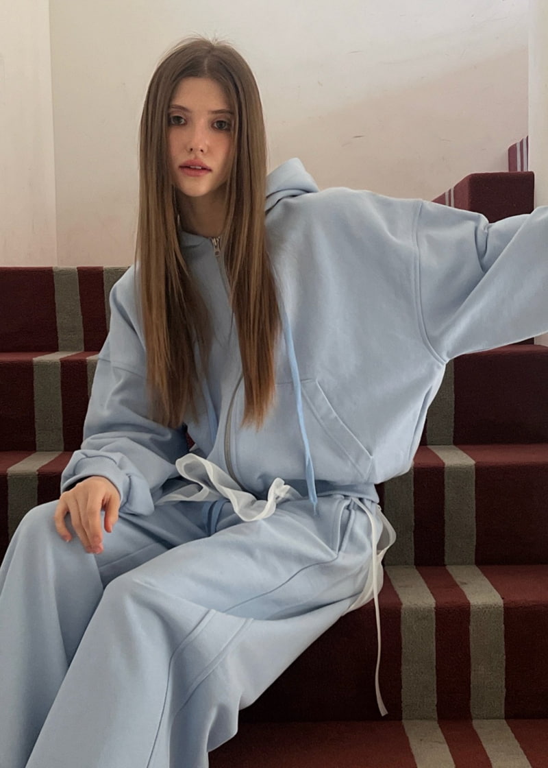 140 Avenue - Korean Women Fashion - #vintagekidsstyle - Label Hood Jumper - 12