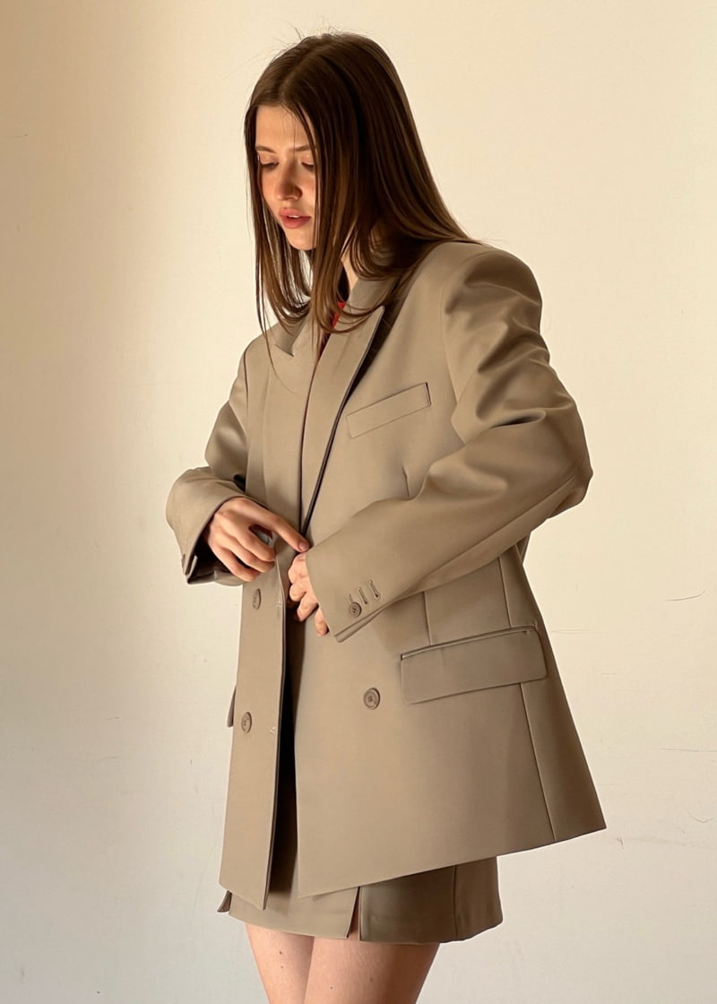 140 Avenue - Korean Women Fashion - #womensfashion - Bay Double Jacket - 11