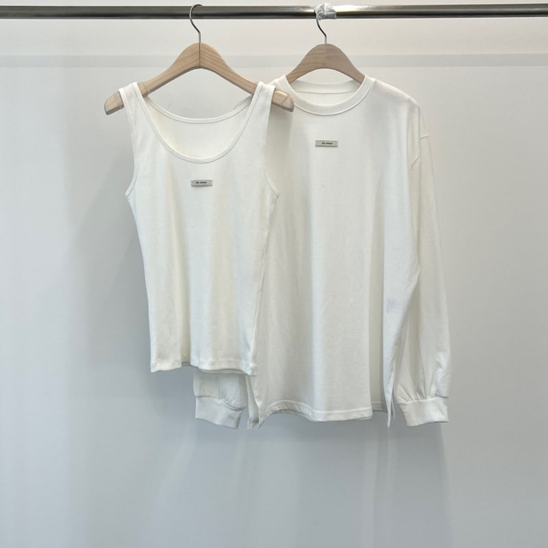 140 Avenue - Korean Women Fashion - #womensfashion - Real Rib Sleeveless Tee - 5