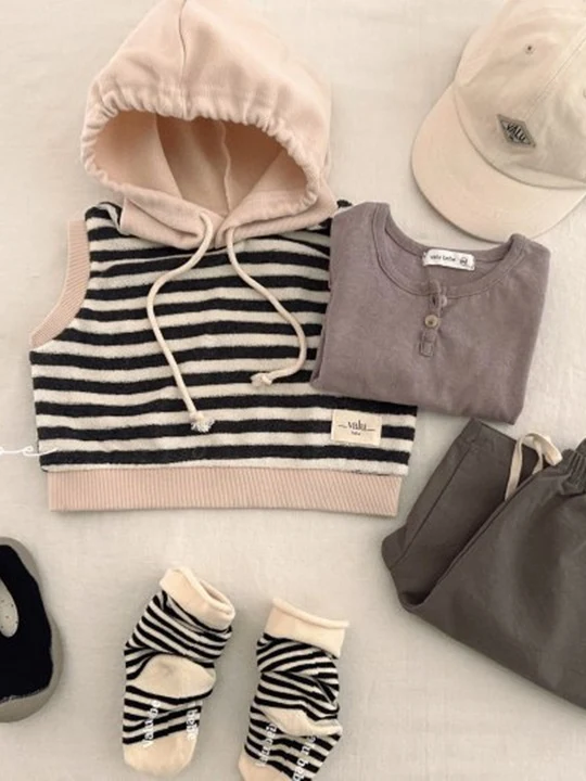 Terry Hooded Vest (Kids)