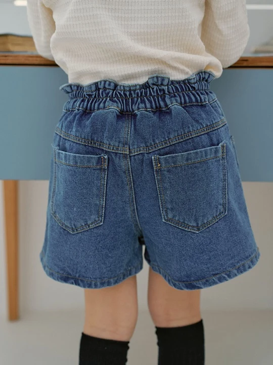 Cloud Denim Skirt Pants