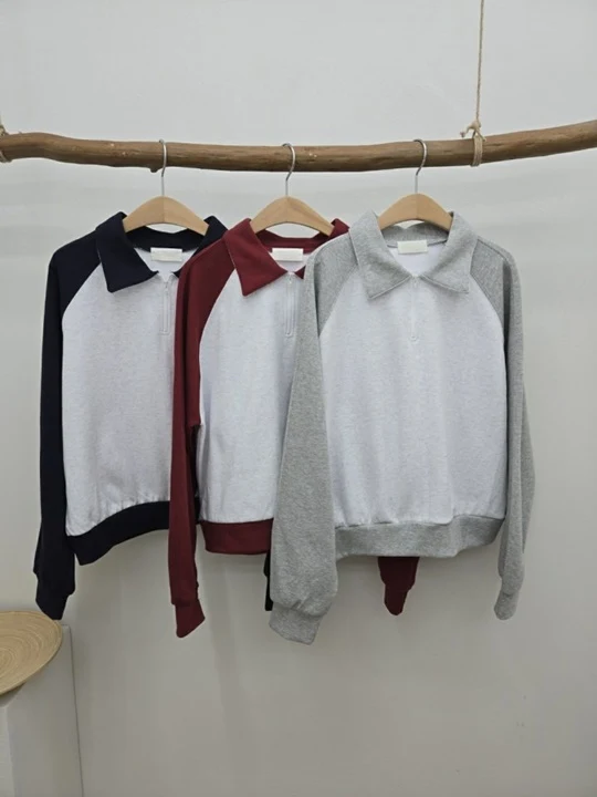 Colored Collar Tee