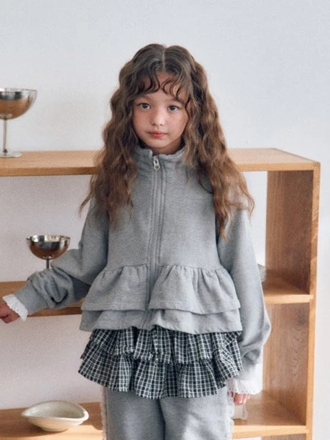 Curly Cancan Zip-up Jacket