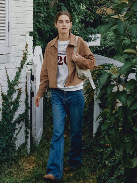 Sand Brush Bootscut Denim Pants