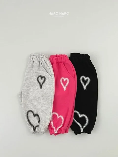 Spray Heart Jogger Pants