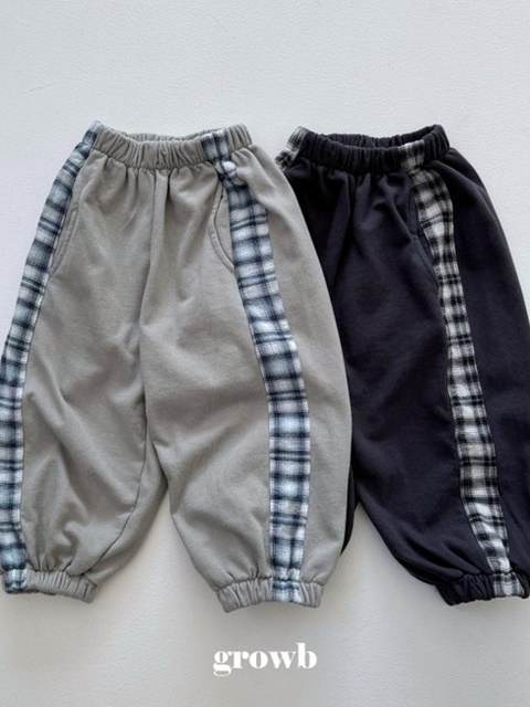 Adult Check Jogger Pants