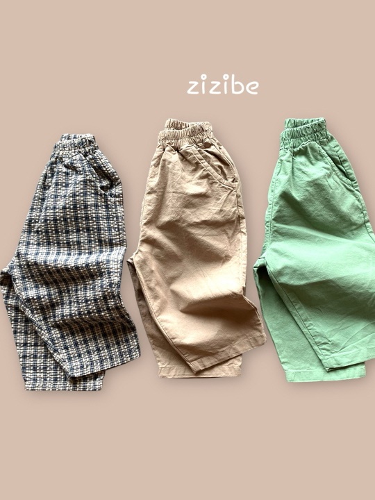 Checked Plain 3-type Woven Pants Checked Plain 3-type Woven Pants
