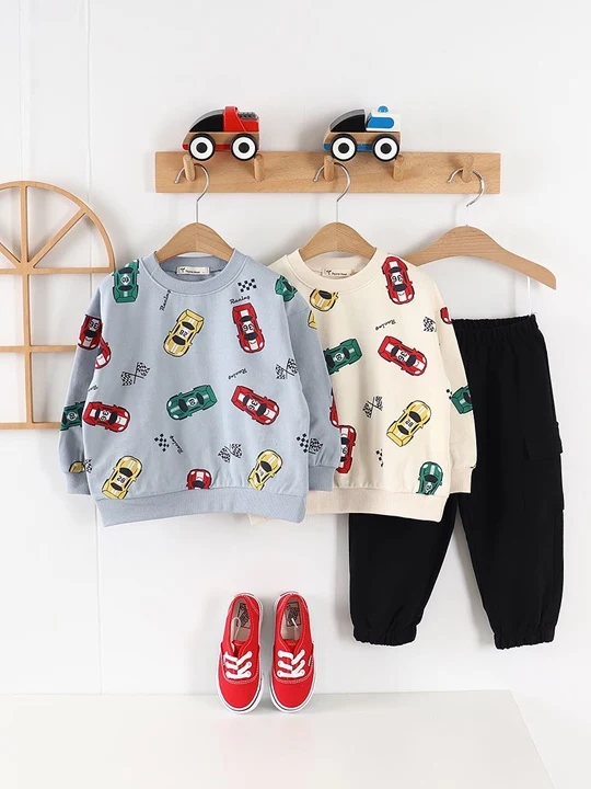 Car Printed Sweatshirts Car Printed Sweatshirts