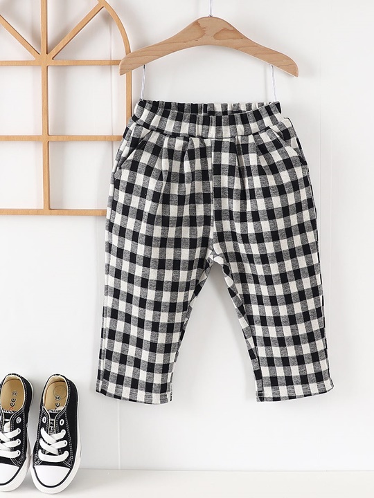 Checked Baggy Pants Checked Baggy Pants