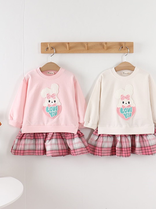 Check Rabbit Long Tee Check Rabbit Long Tee