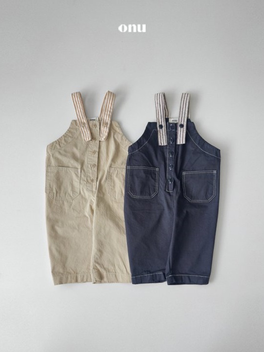 Stitch Suspenders Pants