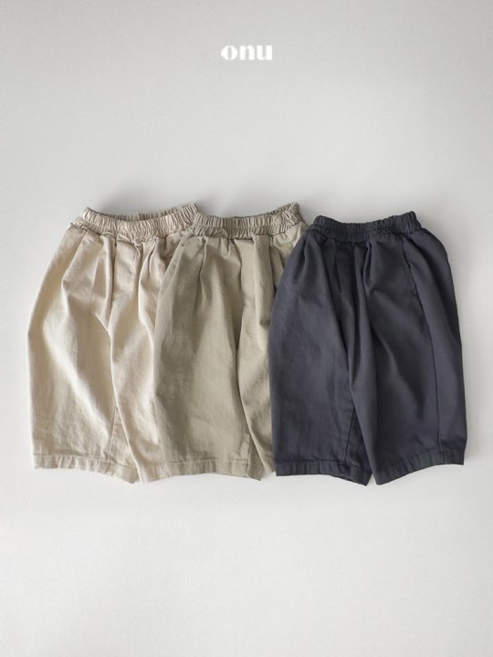 Twill Pleated Pants