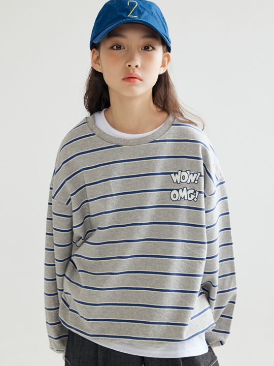 Wow Stripe Tee