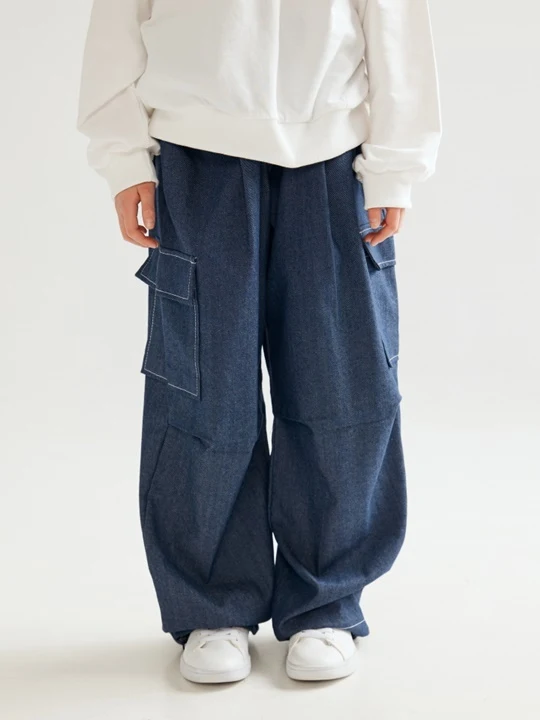 Denim Cargo Pants Denim Cargo Pants