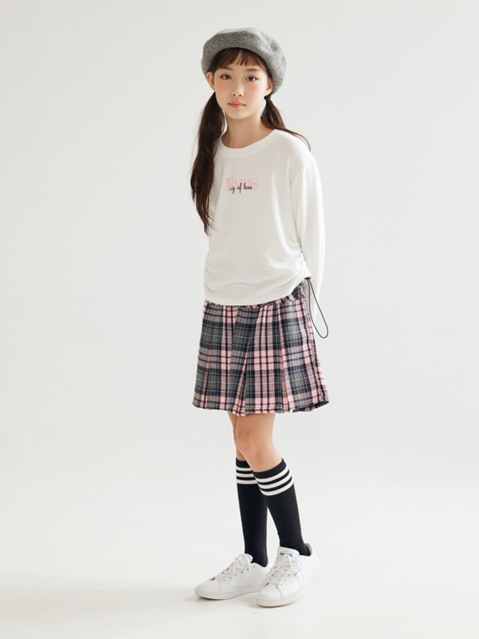 Checked Pleated Skirt Checked Pleated Skirt