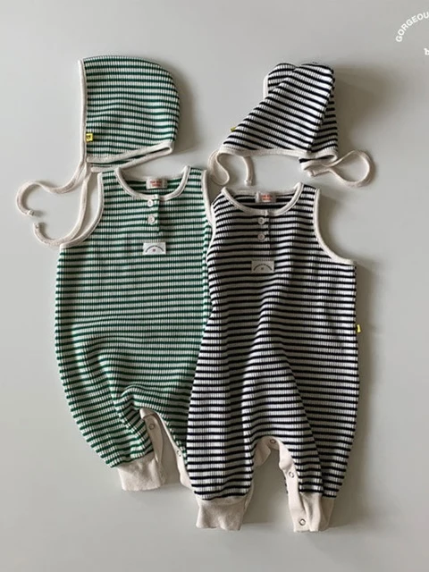 Bebe Striped Overalls